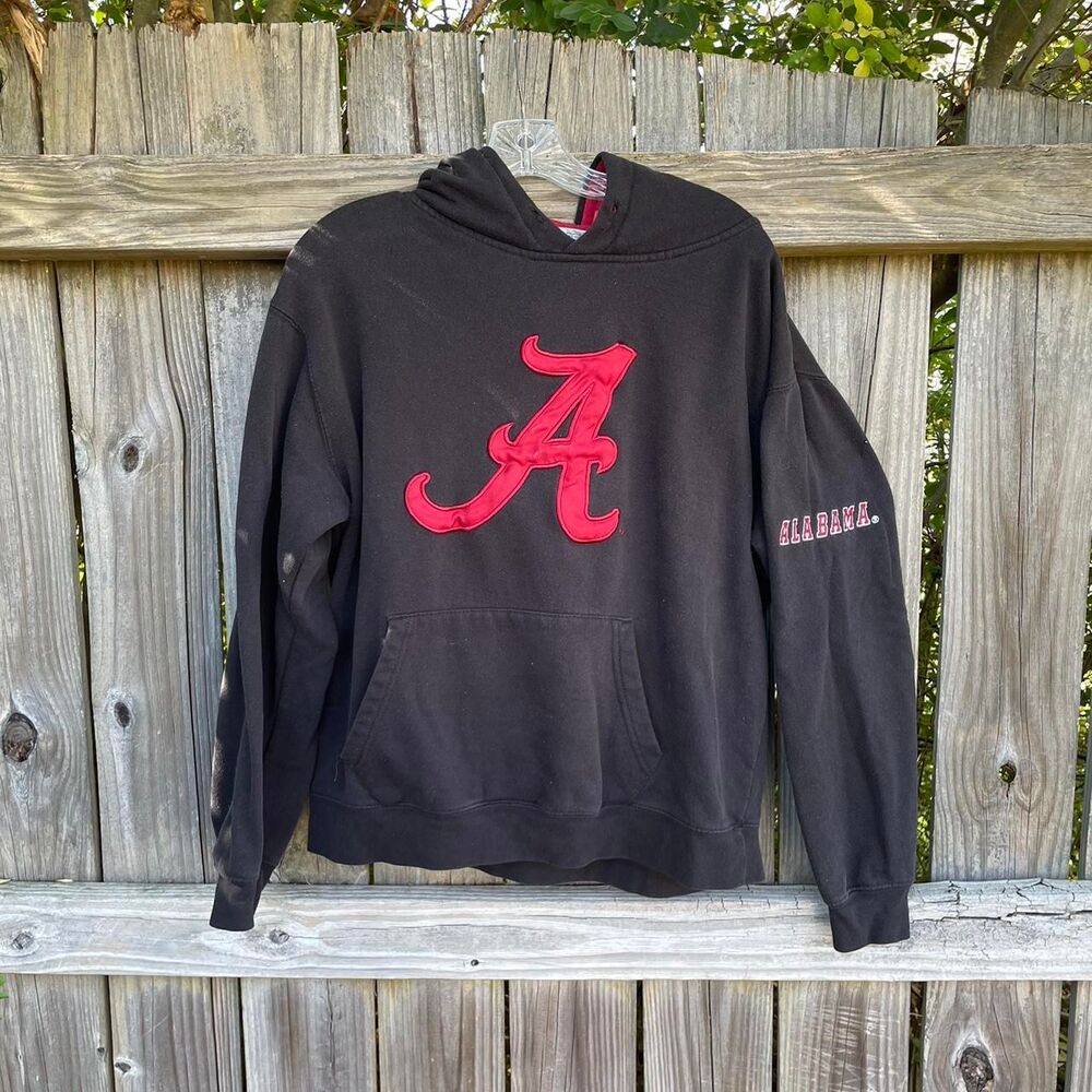 Stadium-athletic Women's Black Hoodie